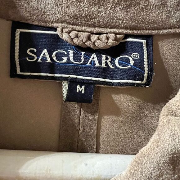 Saguaro suede button down vintage shacket size medium - Picture 4 of 9